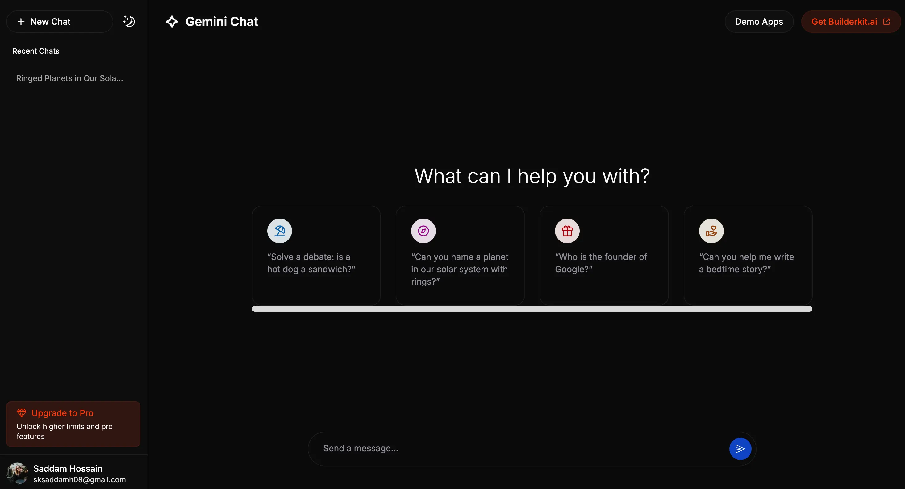 Gemini Chat Tool